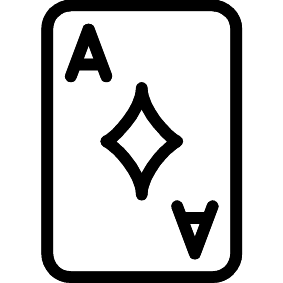 Karo-As-Karte